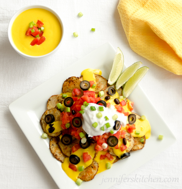 Healthy Potato Nachos