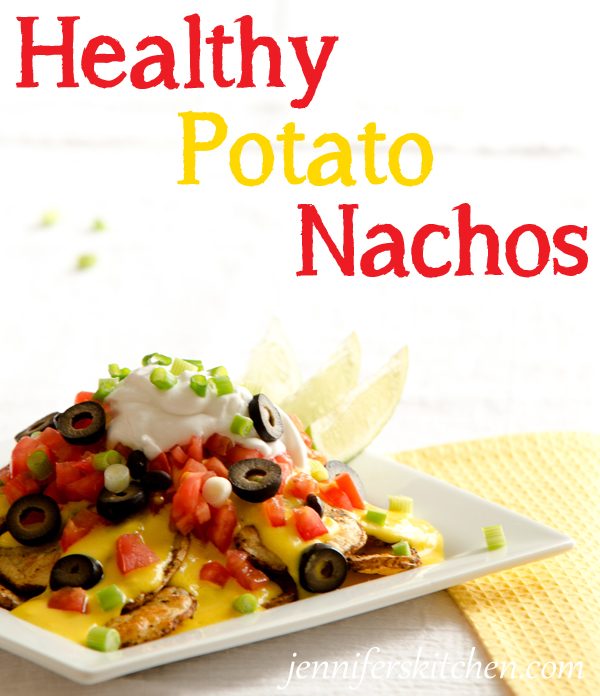 Healthy Vegan Potato Nachos