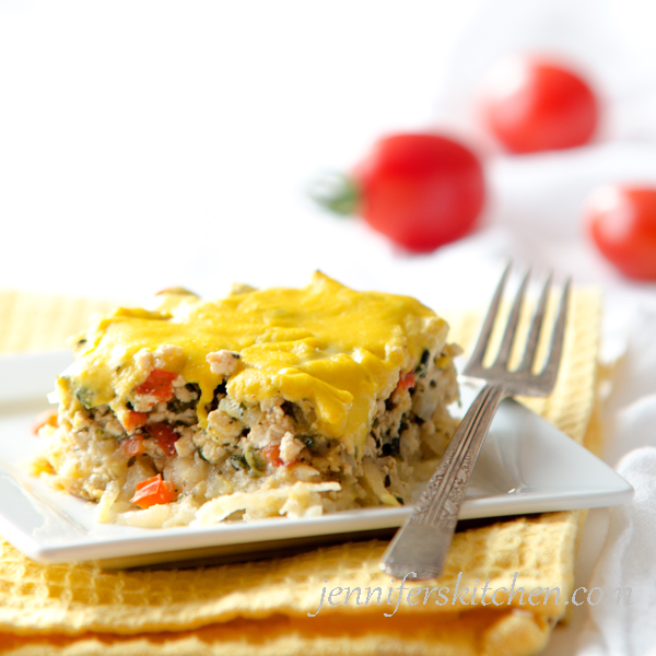 Scrambled Tofu Potato Casserole