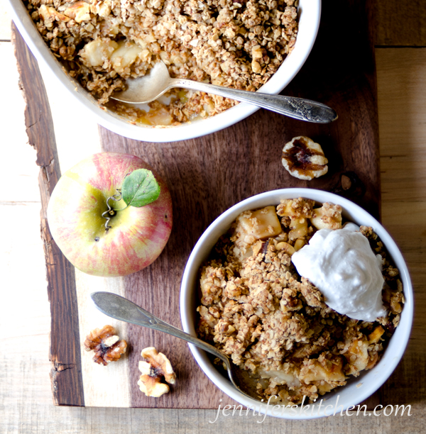 Sugar-Free, Gluten-Free, Apple Crisp