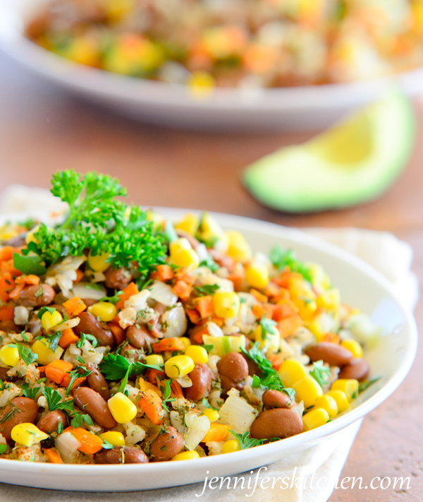 Vegetarian Tex-Mex-Beans-and-Rice