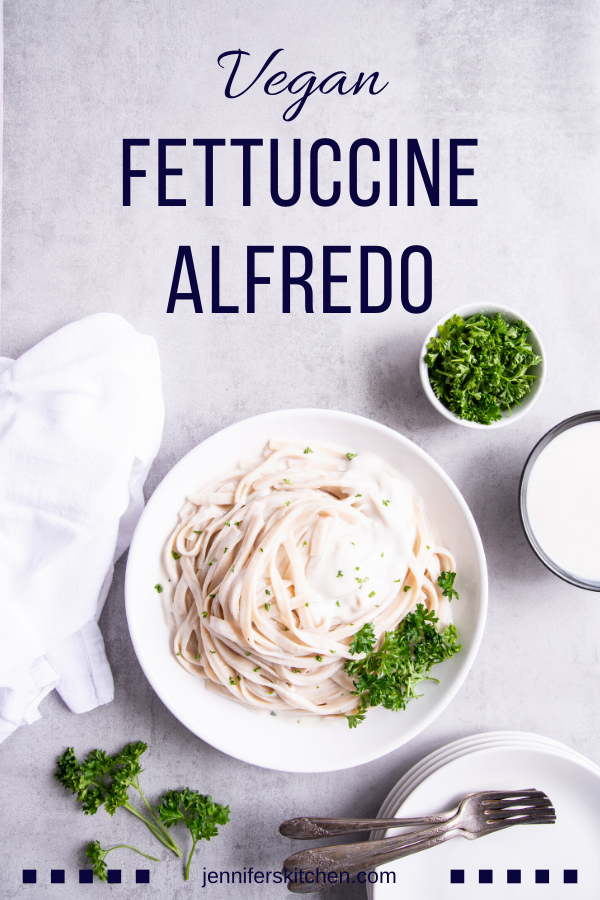 vegan Fettuccine Alfredo 