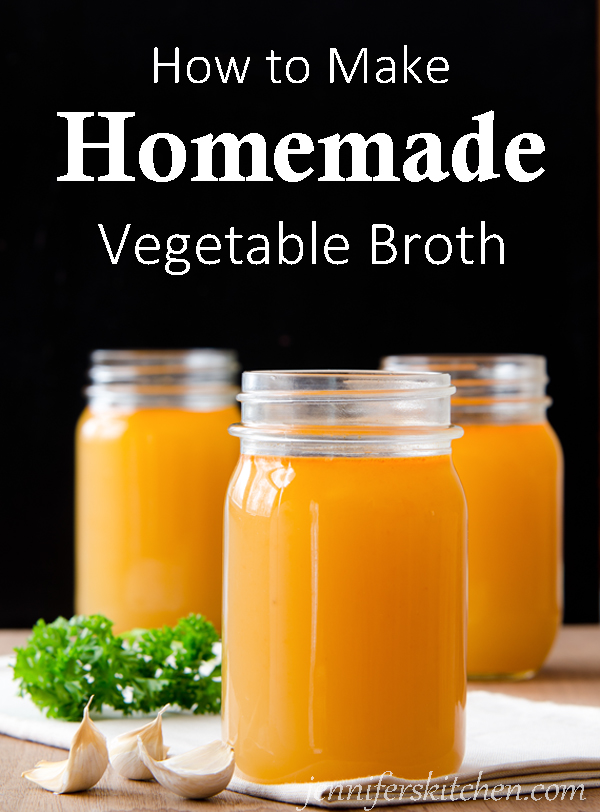 How to Make Homemade Vegetable Stock or Broth - JennifersKitchen