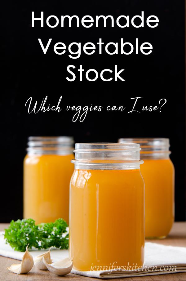 Homemade Vegetable Stock Broth