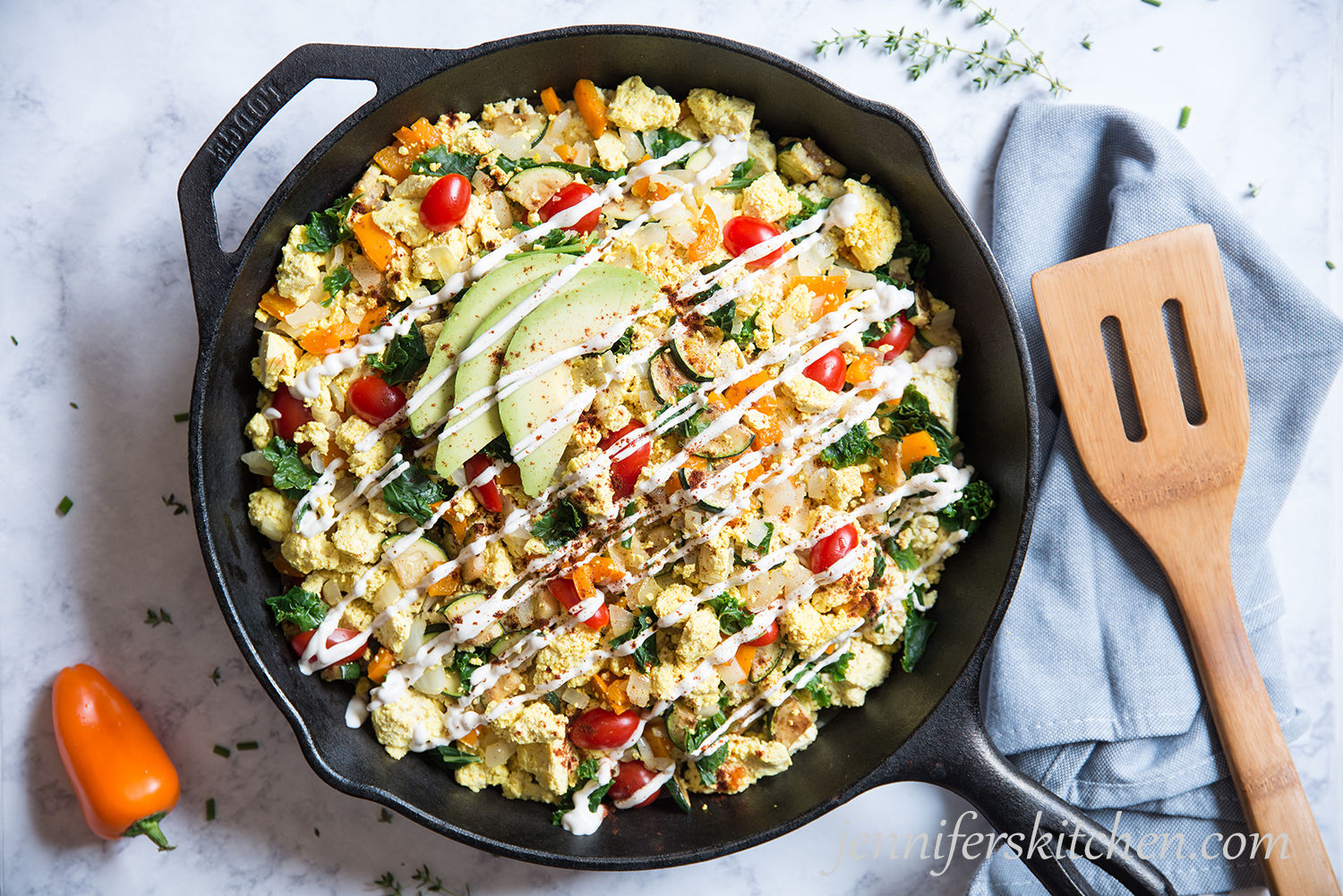 Healthy Breakfast Ideas - Scrambled Tofu