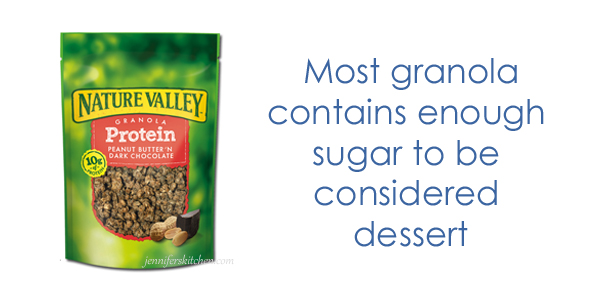 Is granola high in sugar